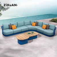 Mobilier d'hôtel et de restaurant, canapé de salon, mobilier de café, mobilier de jardin nordique moderne, chaises de piscine de luxe en rotin tressé rustique pour l'extérieur
