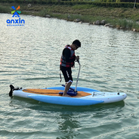 Vélo aquatique gonflable commercial haut de gamme en PVC pour SUP, équipement de sport nautique d'extérieur pour sites touristiques