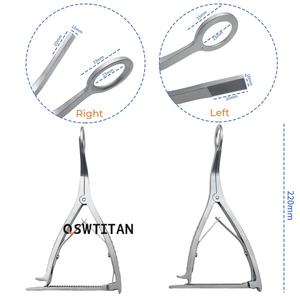 QSWTITAN Knee Raiser Hüft re traktor Schulter gelenk Retraktor Pinzette Links/Rechts Ortho pä dische Instrumente Autoklav ierbar - Product Image 6