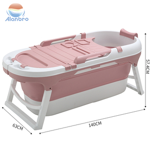 Bañera Plegable Portátil de Plástico PP con Tapa, Diseño Nuevo, Precio de Fábrica, Estilo Europeo, Ecológica para Adultos - Product Image 2