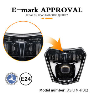 Emark Dirt Bike moto led phare avec DRL pour <span class=keywords><strong>KTM</strong></span> EXC EXCF SX SXF XC XCF XCW XCFW 125 150 250 300 350 450 530 <span class=keywords><strong>690</strong></span> - Product Image 2