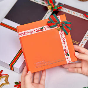 Neujahrs-DIY 9-Fächer Quadratische Schachtel Schokoladentrüffel Süßigkeiten Geschenkbox Leere Papierschachteln für Heim- und Bürogebrauch - Product Image 4