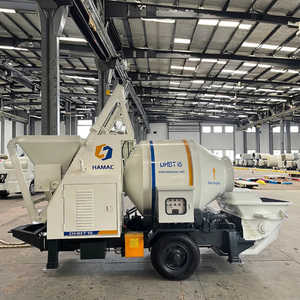 Bomba Mezcladora de Concreto Eléctrica de Alta Calidad para Construcción, con Motor Diésel, Disponible para la Venta - Product Image 1