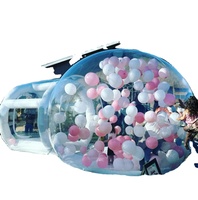 Tente bulle igloo gonflable personnalisée en gros, dôme transparent, maison bulle gonflable, ballons gonflables