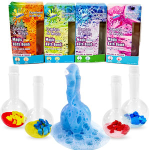 Bombe de bain magique effervescente colorée et amusante, non toxique, originale, à la mousse fraîche, pour bain moussant, de type Bécher, fabrication OEM en usine - Product Image 2