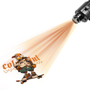 Proyector LED Gobo TMUT de 25W para Interiores con Cuerpo de Aleación de Aluminio, Clasificación IP44, 1 Año de Garantía, para Publicidad de Números de Habitación en Hoteles - Product Image 1