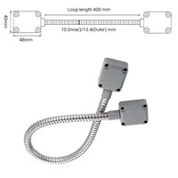 Protector de Cable Metálico Flexible para Puertas, para Cerraduras Eléctricas de Control de Acceso y Sistemas de Seguridad para Puertas