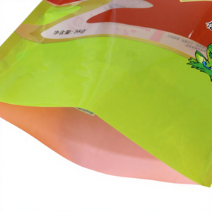 Sac à riz personnalisé à fond carré avec poignée de transport et logo sur la fenêtre arrière, emballage imprimé en gravure résistant à l'humidité - Product Image 6