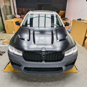 Kit de Carrocería para Auto, Parachoques Delantero y Trasero, Rejilla, Faldones Laterales para BMW Serie 5 G30 G38 2021 2022 <span class=keywords><strong>2023</strong></span> al Modelo F90 LCI <span class=keywords><strong>M5</strong></span> - Product Image 4