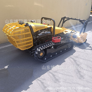 Máquina de Desbroce Forestal con Control Remoto, Montada sobre Orugas, Motor de Gasolina, Sistema de Monitoreo Agroforestal - Product Image 1