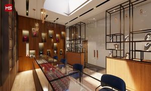 Tủ Trưng Bày Kính Xoay Cao Cấp Với Tủ Kính Kích Thước Tùy Chỉnh Với Trang Sức Chiếu Sáng - Product Image 6