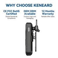 KENEARD KE-05 Ultra Mini Telsiz 0.5W 16 Kanal Lisanssız Çift Yönlü Radyo Cep Boyu Otel Restoran Personeli Etkinlikleri için