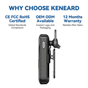 KENEARD KE-05 Talkie-walkie ultra-mini 0,5W 16 canaux sans licence, radio bidirectionnelle de poche pour personnel d'hôtel, de restaurant et événements - Product Image 4