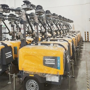 Tour d'<span class=keywords><strong>éclairage</strong></span> LED Atlas Copco HiLight V7 Plus avec mât hydraulique, <span class=keywords><strong>éclairage</strong></span> mobile portable pour <span class=keywords><strong>chantier</strong></span> - Product Image 1
