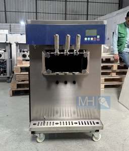 Machine à glace molle professionnelle de comptoir chinoise à 3 saveurs pour la fabrication de glaces molles, prix - Product Image 3