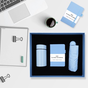 2025 Manufacturer Wholesale Luxury Corporate <strong>Gift</strong> <strong>Set</strong> A5 Notebook Journal Box <strong>Umbrella</strong> Bottle A5 Business Journal <strong>Gift</strong> <strong>Set</strong> - Product Image 2