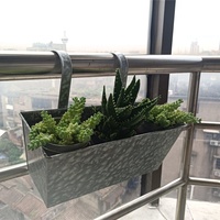 Jiangmen – grand Vase en métal galvanisé, Pot de fleurs suspendu, jardinière