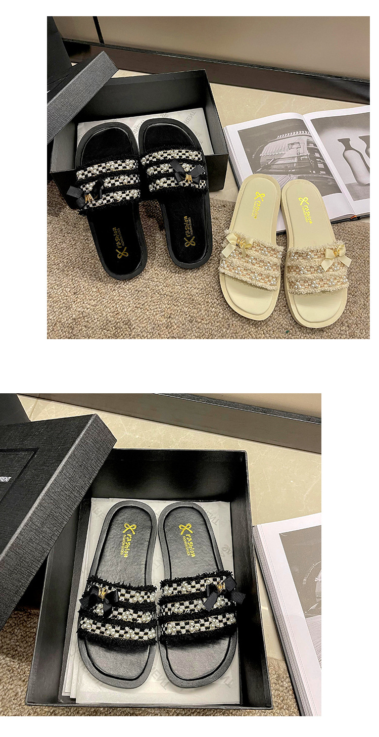 New Summer PU Casual Slides Slippers Flat Sandals for Women and Ladies Shoes Wholesale