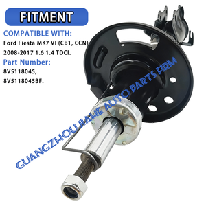 PAT ammortizzatore anteriore destro per <span class=keywords><strong>Ford</strong></span> <span class=keywords><strong>Fiesta</strong></span> MK7 VI 2008-2017 1.6 1.4 TDCI auto OEM 8 v5118045 CN1518045A2B BP15209815M17 - Product Image 2