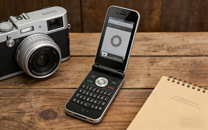 Unlocked Retro Flip Phone Large Keypad Big Button <b>Mobile</b> Phone for <b>Elderly</b> Use - Product Image 2