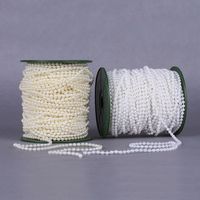 Chaîne de perles en plastique bricolage avec fil de coton différentes tailles/couleurs au choix 1858025