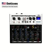Bekboes F4 PRO Nouveauté  Console de mixage audio analogique 4 canaux  Consola De Sonido Profesional