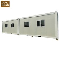 Kit modulaire pliable à faible coût, maison mobile préfabriquée de 20 pieds, 2 chambres, conteneur habitable, structure de maison conteneur à vendre