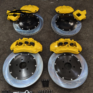 Kit de freno de pinza 6 pistón V6 delantero 4 <span class=keywords><strong>Pot</strong></span> trasero EPB amarillo pinza actualización sistema de freno de coche para 2015 Mazda 6 3 - Product Image 6