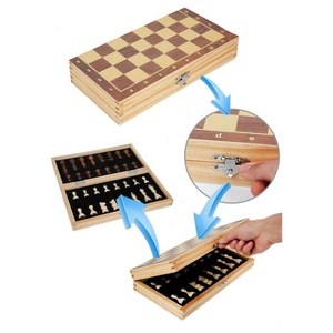 Premium Classic Wooden <strong>Chess</strong> Set Intelligent <strong>Chess</strong> Toys <strong>Board</strong> Game Convenient <strong>Chess</strong> <strong>Table</strong> - Product Image 3