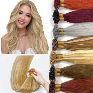 Extensions de cheveux Remy à cuticules alignées Kératine vierge brute Double tirage Mini I/K/Pointe plate Cuticule humaine Cheveux vietnamiens alignés - Product Image 3