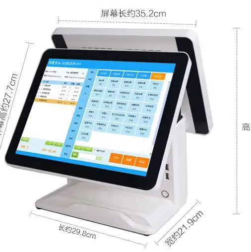 جهاز كمبيوتر ويندوز 7 10 15 بوصة 15.6 بوصة, الكل في واحد ، شاشة تعمل باللمس ، pos