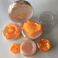 Boîte d'emballage ronde en plastique de 20cm de diamètre Boîte d'emballage Bridnest 250g Conteneur de ginseng américain Boîte de rangement Cordyceps