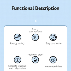 Exportation transfrontalière, <span class=keywords><strong>lave</strong></span>-<span class=keywords><strong>linge</strong></span> semi-automatique à chargement par le haut, à deux cuves, 10 kg/15 kg, niveau d'efficacité énergétique 1, entièrement en anglais, 220 V 50 Hz - Product Image 4