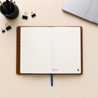 Carnet de notes en cuir PU texture crocodile de luxe, logo personnalisé, taille personnalisée, pages intérieures personnalisées, journal d'affaires pour cadeau d'entreprise
