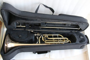<span class=keywords><strong>Trombone</strong></span> basse en <span class=keywords><strong>cuivre</strong></span> doré, corps en laiton laqué transparent, tonalité Bb / F / Gb / D, <span class=keywords><strong>trombone</strong></span> basse à vendre OME - Product Image 6