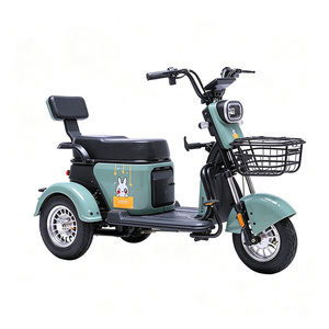 Tricycle électrique adulte 2 places 48V, tricycle électrique passager 351-500W avec panier - Product Image 3