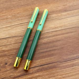 Custom High-Grade Green Metal Rollerball <b>Pen</b> with <b>Multi</b>-<b>Colored</b>/Black Ink 1.0mm Tip Custom Logo for Corporate Gifts Signatures - Product Image 5