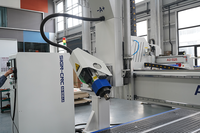 Enrutador CNC de 4 ejes 1325 de alta calidad, máquina de carpintería 3D, máquina de cabezal giratorio de 180 ° para hacer modelos de espuma de poliestireno de madera 3D