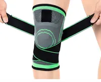Genouillère élastique en Nylon et Spandex, Support de genou, manchon de genou Flexible pour unisexe