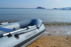 <span class=keywords><strong>Bateau</strong></span> pneumatique de sauvetage Reachsea en PVC, 4 personnes, <span class=keywords><strong>3</strong></span>,2 m, couleur gris moyen, avec propulsion à pédales, à vendre - Product Image 3