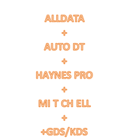 Nueva Herramienta de Reparación de Automóviles en Línea Alldata Identi Fix Haynes Pro GDS/KDS 4 en 1 con Cable de Extensión Obdok