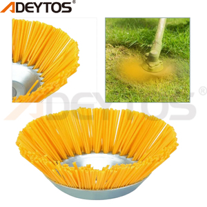 ADEYTOS, cabezal de corte de desbrozadora de motor de 2 tiempos con motor de gasolina de nailon de 8 pulgadas para cortacésped, accesorio de herramientas de jardín - Product Image 4