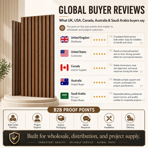 Paneles Acústicos de Madera para Pared, Absorbentes de Sonido NRC 0.85, para <span class=keywords><strong>Estudio</strong></span>, Oficina, Hotel, <span class=keywords><strong>Cine</strong></span>, Pedidos al por Mayor, OEM, ODM - Product Image 5
