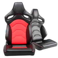 Sièges de course sport de luxe SSCUS UNIQ-PU en cuir PU, design personnalisé, haute durabilité, ajustement universel, 13 kg