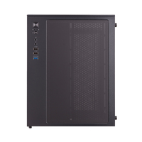 Le plus récent boîtier d'ordinateur de jeu M-Atx Itx Tower avec boîtier d'ordinateur de jeu en verre trempé à vue complète