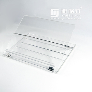 Bán buôn tùy chỉnh chất lượng cao trong suốt <span class=keywords><strong>Acrylic</strong></span> có thể điều chỉnh cuốn sách đứng để đọc nghiên cứu - Product Image 3