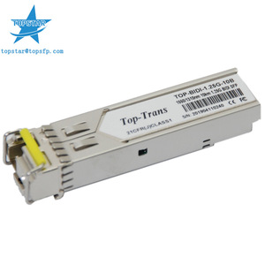 ท็อปทรานส์ 1.25G โมดูลออปติคอลแบบไฟเบอร์เดี่ยวแบบสองทิศทาง 10 กม. Sfp 1310/1550 นาโนเมตร - Product Image 4