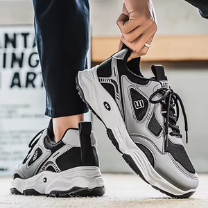 Zapatos para Hombre 2025, Nuevas Zapatillas Blancas de Moda, Estilo Casual, Transpirables, de Malla, para Correr y Caminar - Product Image 5