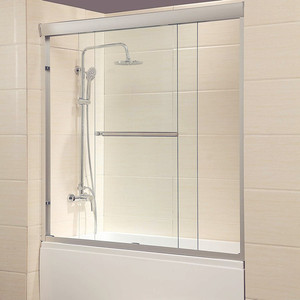 Ningjie-puerta deslizante g para baño, puerta de ducha para <span class=keywords><strong>bañera</strong></span>, 60 pulgadas - Product Image 2