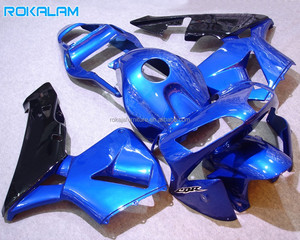 ชุดแฟริ่งรถจักรยานยนต์สำหรับฮอนด้า CBR600RR F5 <span class=keywords><strong>2003</strong></span> 2004 CBR600 RR 03 04 CBR 600RR ตัวถังรถสีดำสีน้ำเงิน - Product Image 1